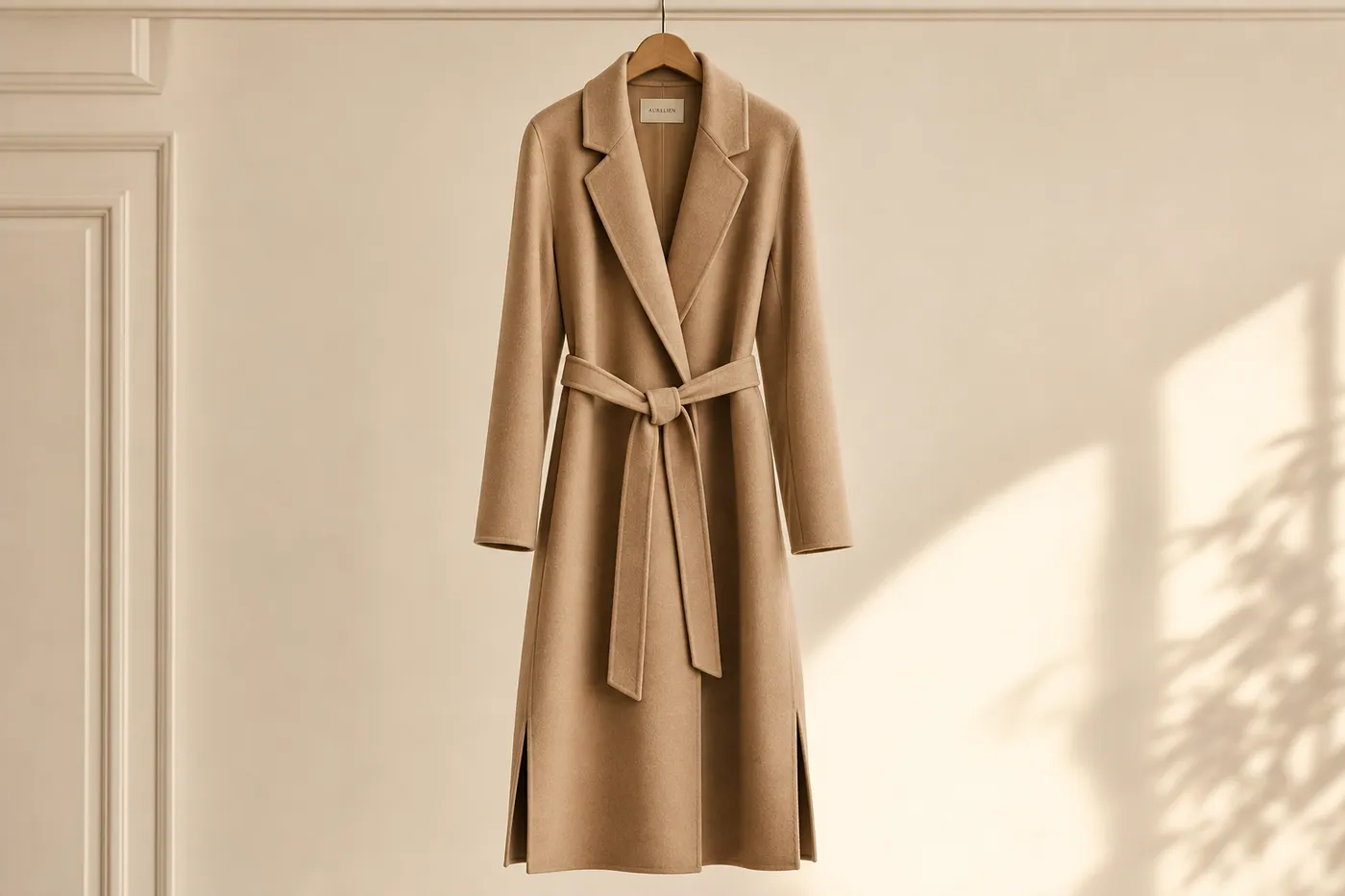 Manteau Long Ceinturé Essentiel